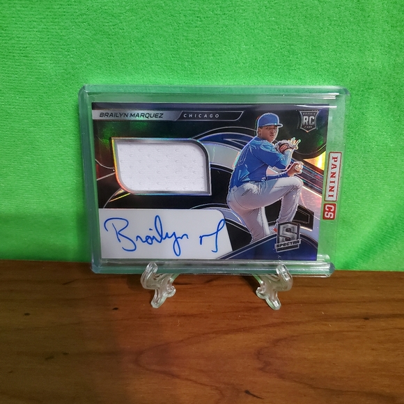 2021 SPECTRA BLACK PRIZM BRAILYN MARQUEZ RPA 17/199 - Picture 1 of 5